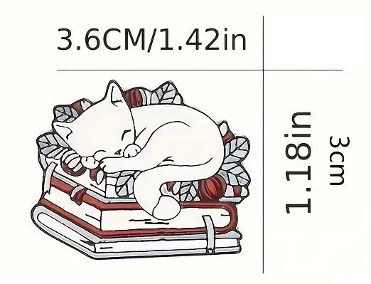 Pin - Cat On Book